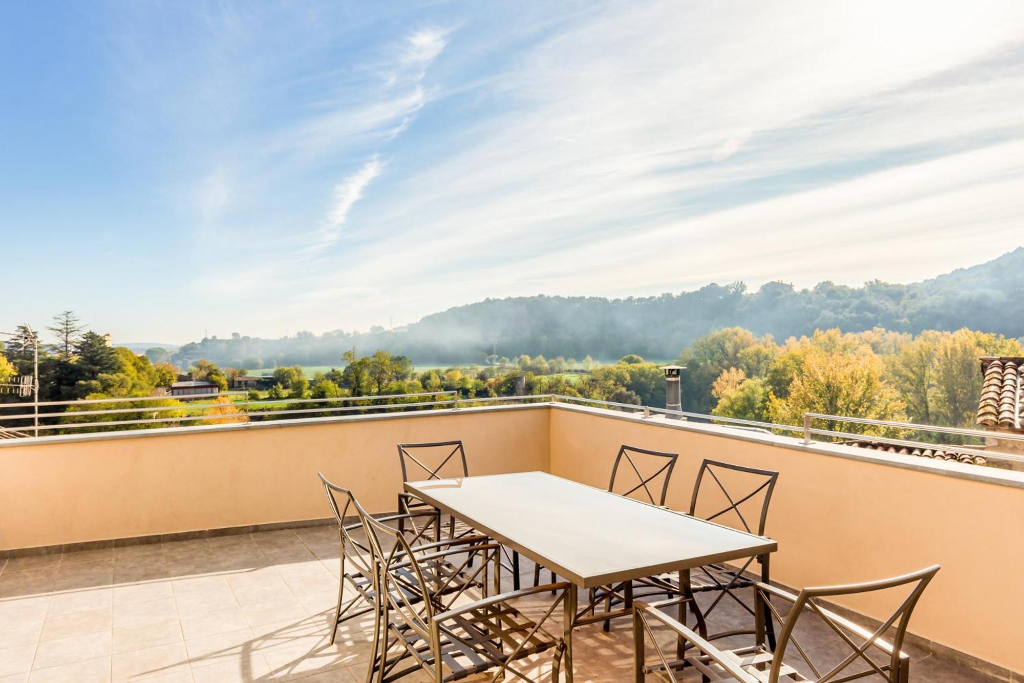Besalú 3 modern apt w terrace y great views ac Exterior foto